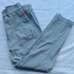 Nike Golf Chino Pants Men's 32 x 32  Striped blue striped seersucker DriFit Ligh